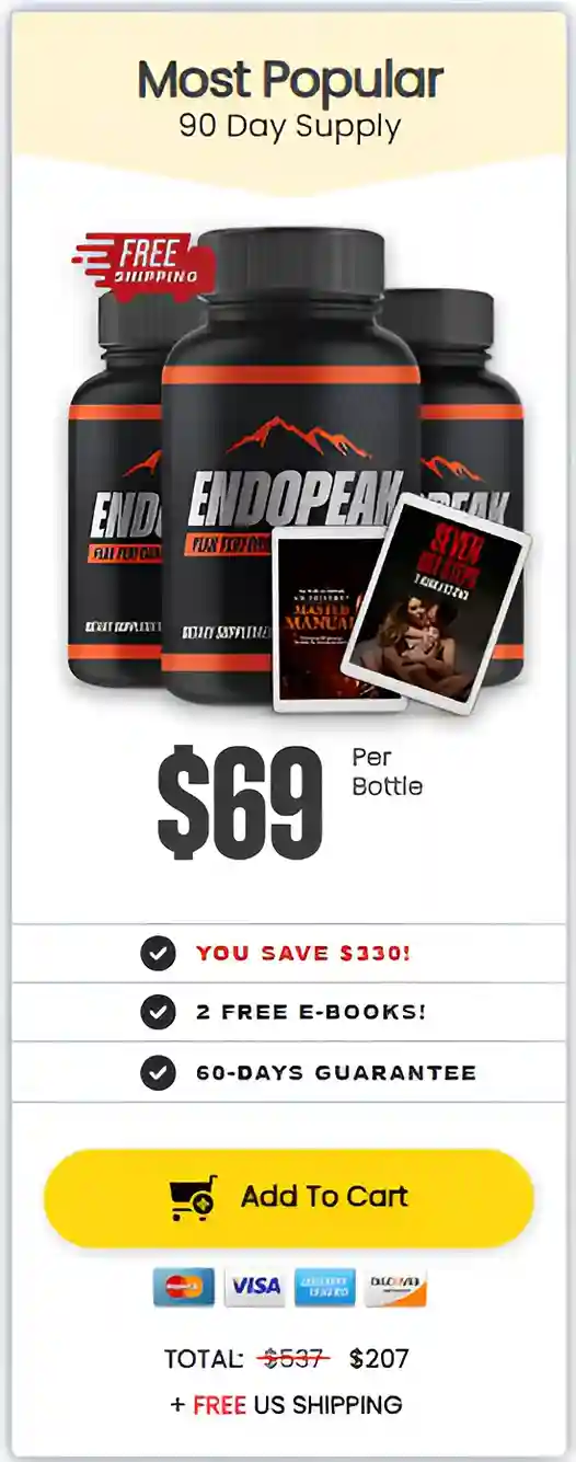 EndoPeak 3 Bottles pricing